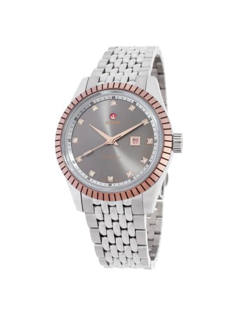 Rado - Rado Automatic Diamond Grey Dial Ladies Watch R33102703