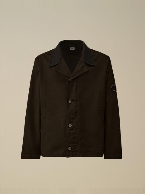 C.P. Company Cotton/Nylon Double Satin Lens Button Overshirt
