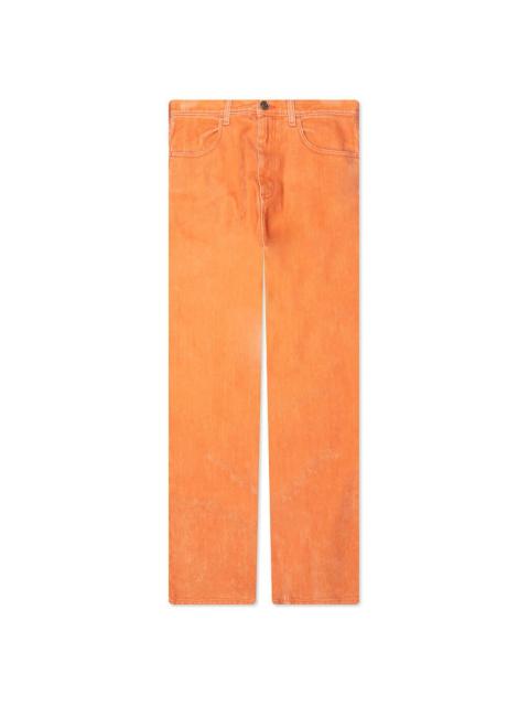 Marni FLARED 5 POCKET TROUSERS - LIGHT ORANGE
