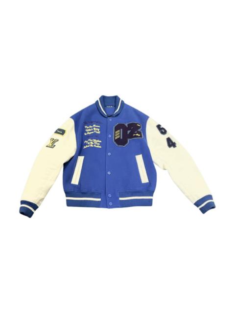 Louis Vuitton Blue & White Puppet Varsity Jacket