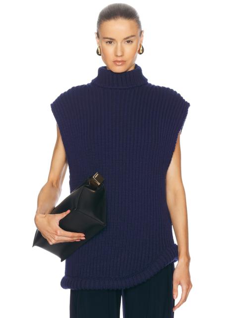 Victoria Beckham Sleeveless High Neck Sweater