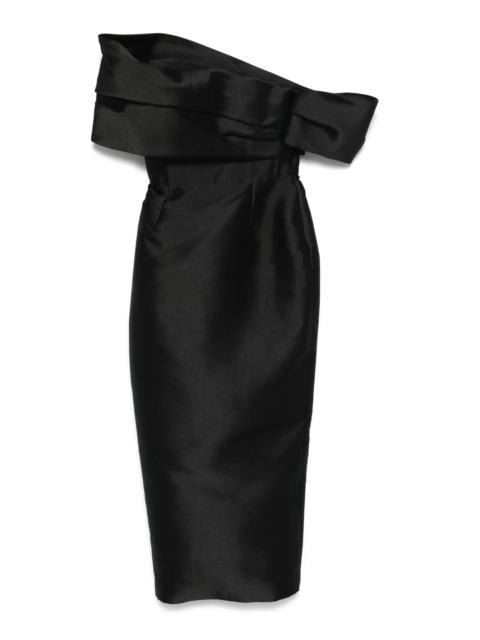 SOLACE LONDON Mirla midi dress