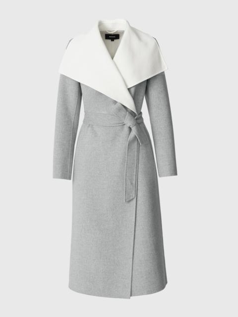 MACKAGE MAI Double-face wool wrap coat