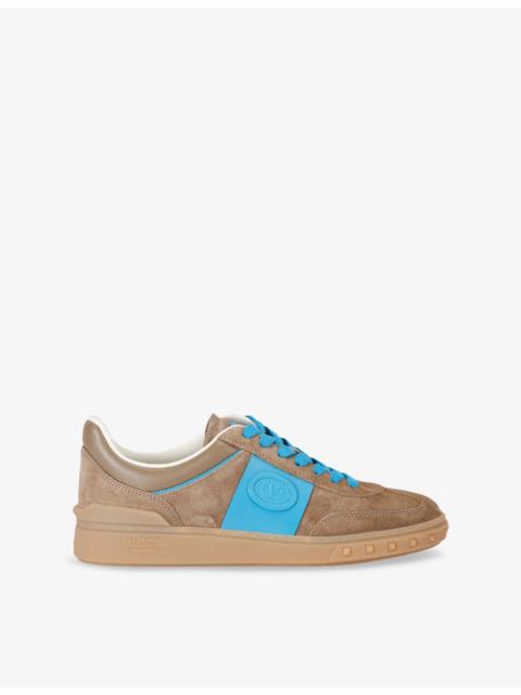 Valentino Upvillage Branded Leather Low-Top Trainers