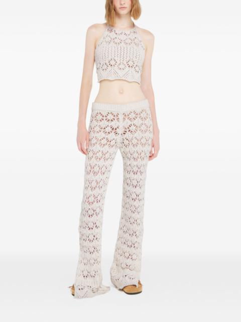 Alanui Lagoon Romance Cotton Trousers