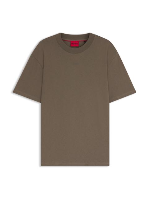 HUGO RELAXED-FIT T-SHIRT IN COTTON WITH LOGO PRINT