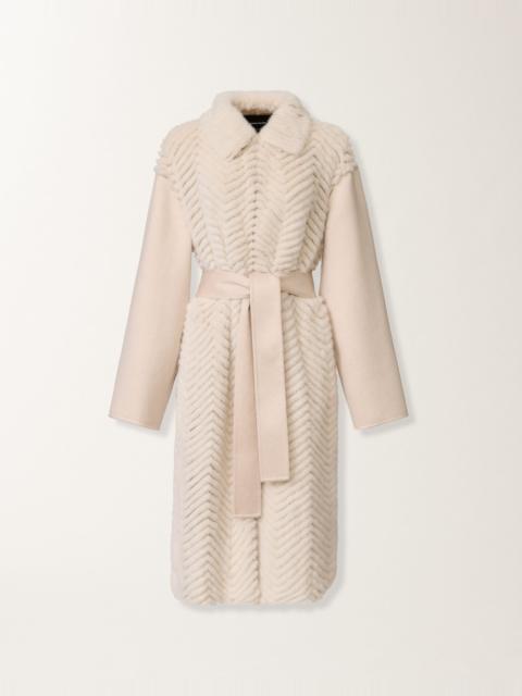 FABIANA FILIPPI Mink chevron coat