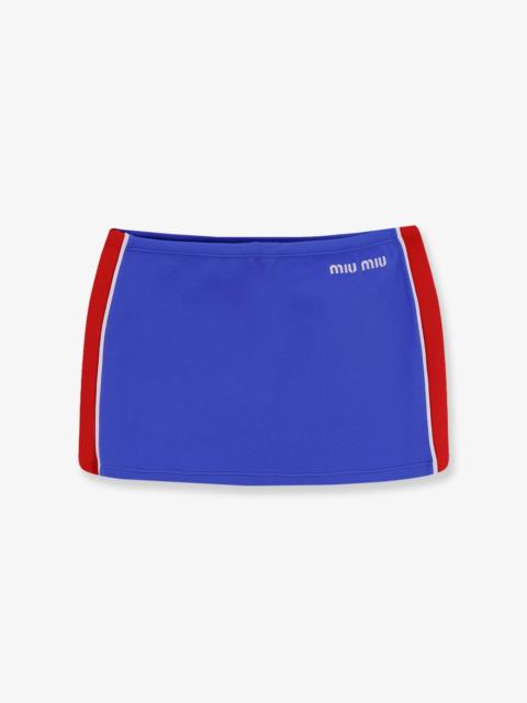 Miu Miu Miu Miu Recycled Material Mini Skirt