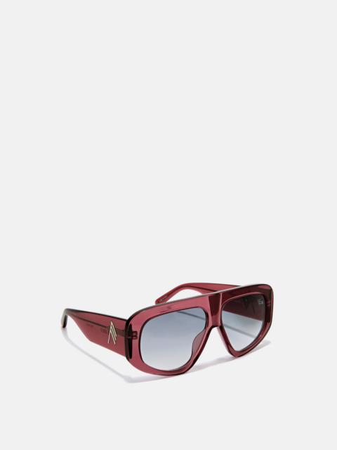 THE ATTICO ''MILANO'' GREY AND MAUVE SUNGLASSES
