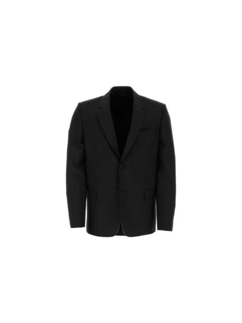 Givenchy Givenchy Regular Fit Jacket Notch Lapel Black
