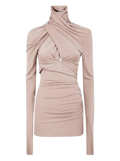 entire studios cross-neck draped top