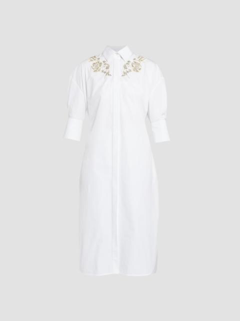 Erdem LONG SLEEVE SHIRT DRESS
