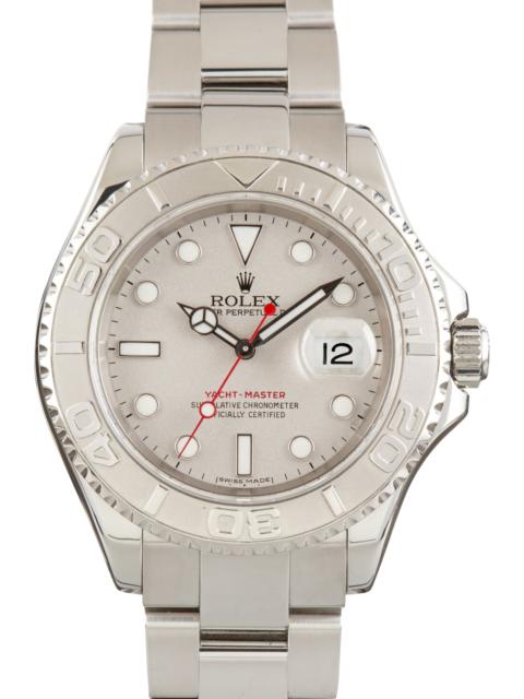 ROLEX Used Rolex Yacht-Master 40 Platinum Bezel Ref 16622