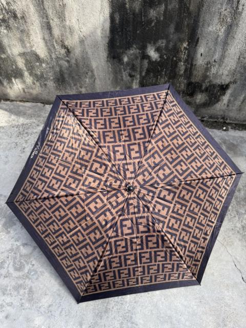 FENDI Vintage Fendi FF Zucca Monogram Folding Umbrella