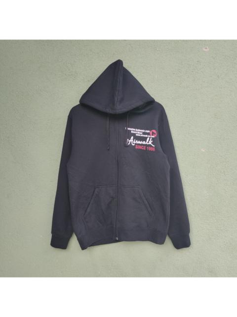 Other Designers Vtg Airwalk Sherpa Fleece Inside Zipper Ups Hoodie Sweater