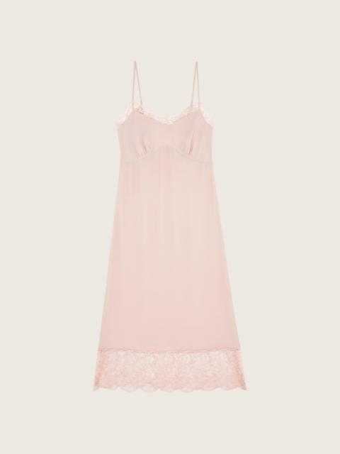 Simone Rocha Deep Lace Trim Slip Dress