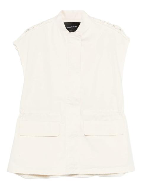 FABIANA FILIPPI Fabiana Filippi Crochet-panel Waistcoat