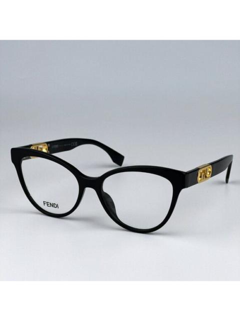 FENDI NEW Fendi FE50026I 001 Black Cat Eye Women Eyeglasses FE 50026I