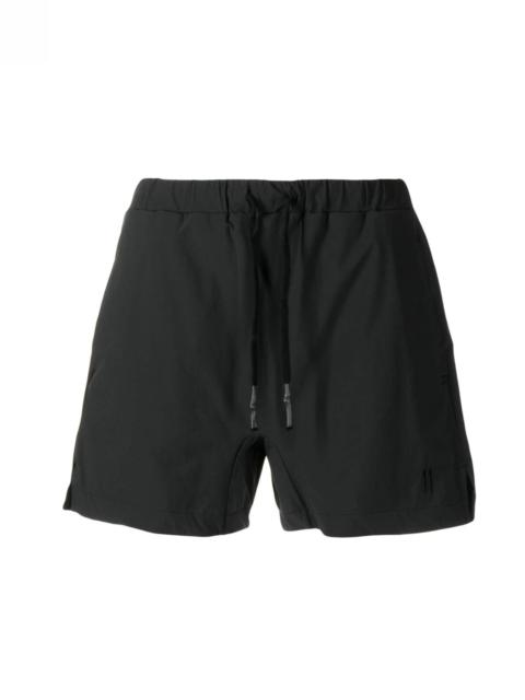 11 by Boris Bidjan Saberi EMBROIDERED-LOGO DETAIL SHORTS
