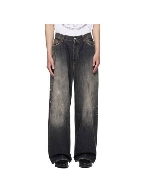 Acne Studios Gray Loose Fit 2023 Jeans