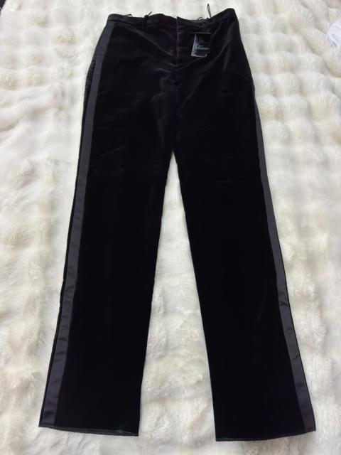 SAINT LAURENT Saint Laurent men's velvet tuxedo trousers (from the 2023 runway collection)