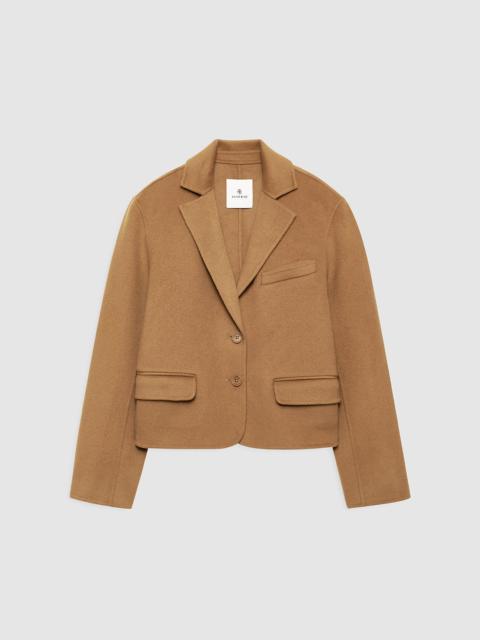ANINE BING Etienne Blazer - Camel Cashmere Blend