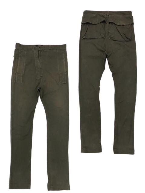 Cabane De Zucca - Green Military Stail Double Big Pocket ZU94 Cz942009 Pants