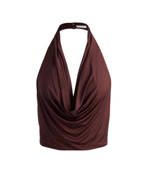 Alice + Olivia AYANNA HALTER TOP