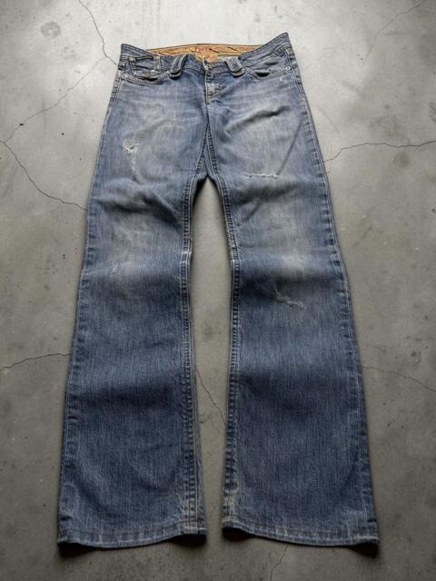 Dolce & Gabbana Vintage Y2K Dolce Gabbana Washed Distressed Denim Slim Jeans