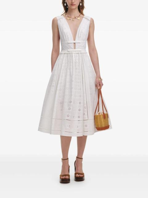 self-portrait cotton dress