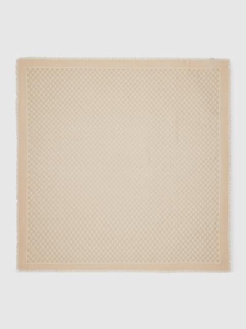 GUCCI GG wool shawl