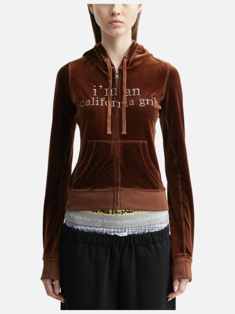 Praying CALIFORNIAN GRIL HOODIE