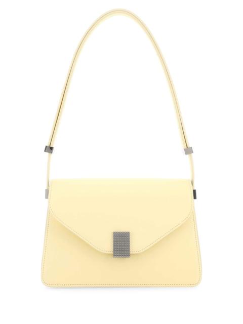 Lanvin Lanvin Women Pastel Yellow Leather Concerto Shoulder Bag