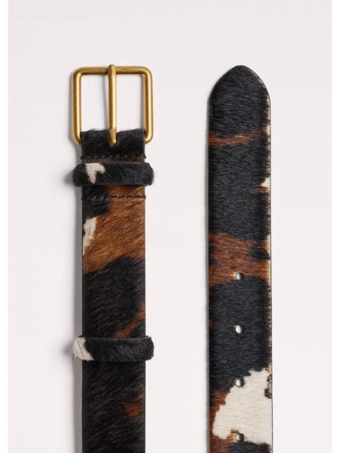 ME+EM Cow Print Belt