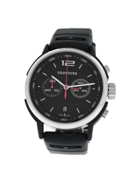 Other Designers Pre-owned Tourneau TNY Chronograph Automatic Black Dial Men's Watch TNY440302002