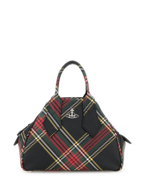 Vivienne Westwood Printed synthetic leather small Yasmine handbag