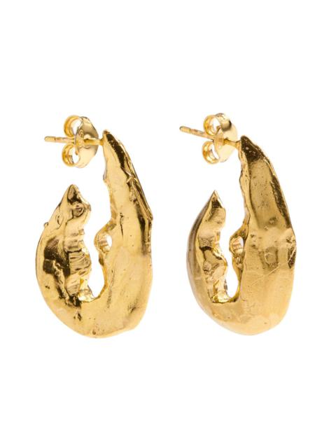 Alighieri The Gilded Crustacean 24kt Gold-plated Hoop Earrings