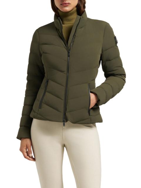 MOOSE KNUCKLES Moose Knuckles Elora Water Repellent 800 Fill Power Down Jacket in Dark Olive at Nordstrom