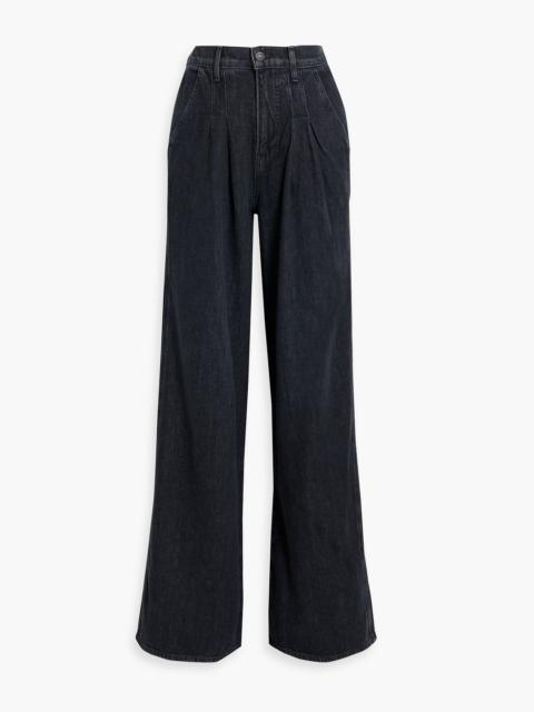 VERONICA BEARD Mia high-rise wide-leg jeans