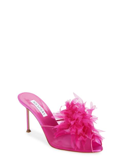 AQUAZZURA Aquazzura Pome Slide Sandal in Azalea Pink at Nordstrom