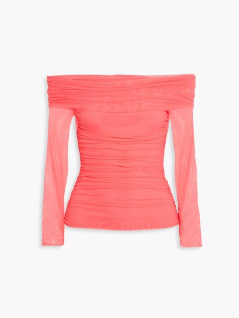 Other Designers Izumo off-the-shoulder stretch-mesh top