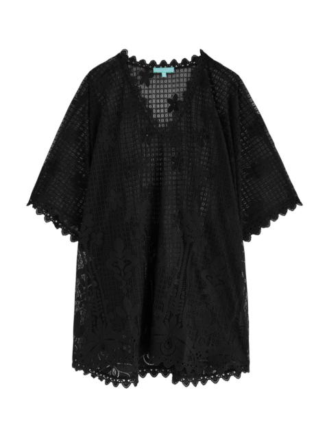 Melissa Odabash Josie Cotton-blend Lace Kaftan