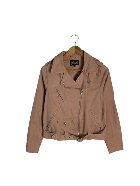 Other Designers Japanese Brand - Schott x Hyphen World Gallery Double Colar Jacket