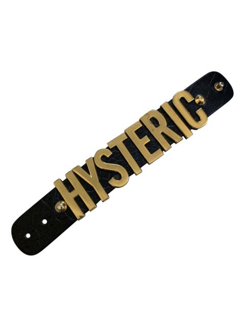 Hysteric Glamour Hysteric Glamour Spellout Logo Leather Bracelet