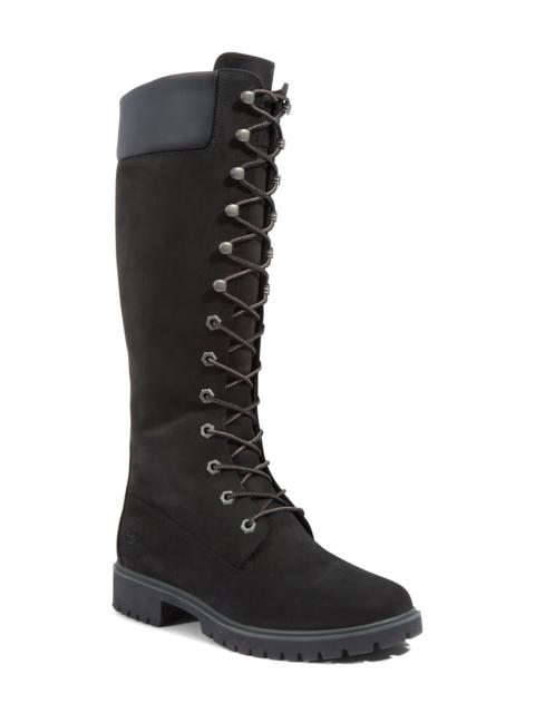 Timberland Timberland Premium 14-Inch Lace-Up Waterproof Boot in Black at Nordstrom