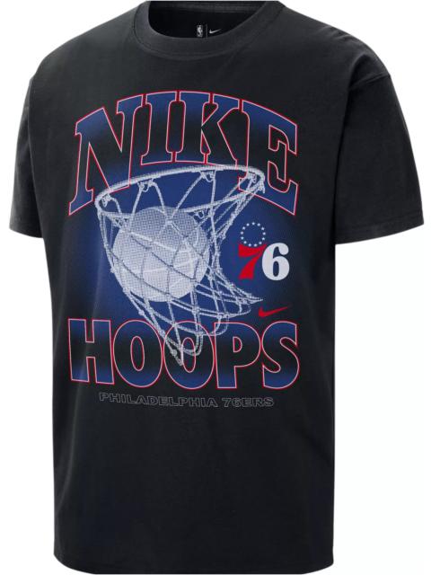 Nike Nike Men's Philadelphia 76ers Black Vintage Hoops T-Shirt