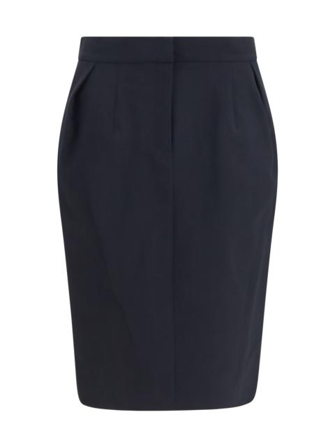 MAGDA BUTRYM Magda Butrym Pleated Midi Skirt Black