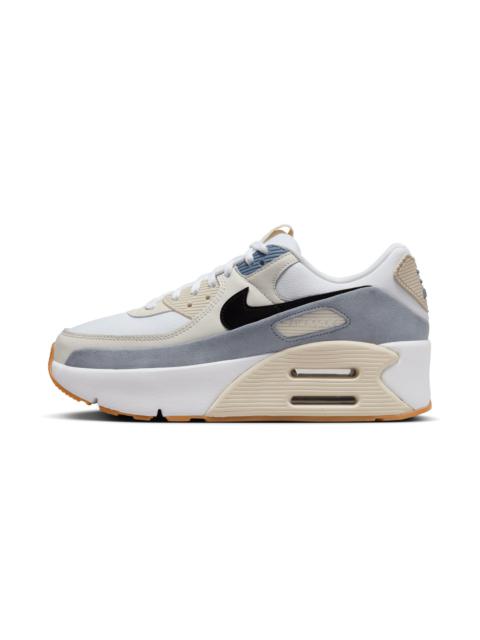 Nike Air Max 90 LV8 WMNS "White Ashen Slate Light Orewood Brown Black"