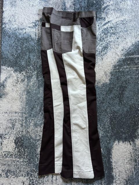 Other Designers Other - REViCE LA PATCHWORK COLOR BLOCK DUCK CANVAS FLARED BOOTCUT