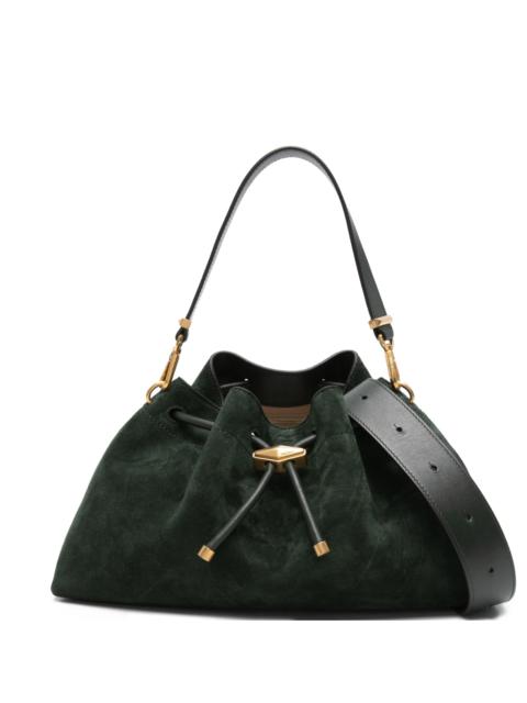 JIMMY CHOO Bon Bon suede bucket bag